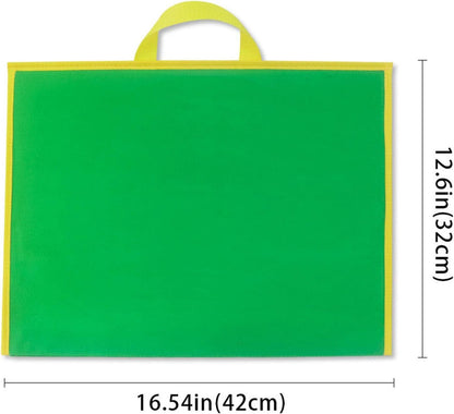 fieltro para aula, tablas enseñanza plegables doble cara, historias para preescolar, Montessori Education Storytelling Naixue