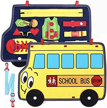 Educational Bag, Button, Zipper, Zipper, Lace, Bowknot, Busy Board, Nursing, Nursing, Montessori (Bass)