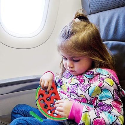 MontyMaestro - Wooden Caterpillars Eat Fruit Threading Toy_4 in 1 Lacing Activity Toy in A Box Montessori Game_Early Educational Toys_Caterpillar Game_Threading Toy (Multicolour [ 3+])