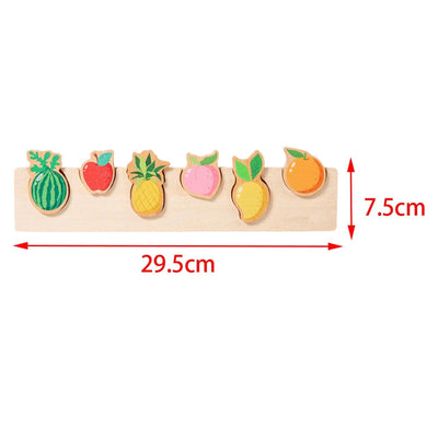 Jeu de société de correspondance ATORSE™ pour les enfants d'âge préscolaire de 1, 2, 3 ans et plus | Fruits | Jouets et Passe-temps | Éducatif | Autres jouets éducatifs