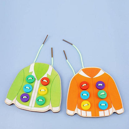 FytStycale Sewing Button Threading Activity for Children