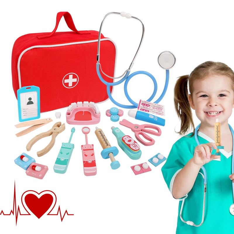 Mallette de docteur en bois