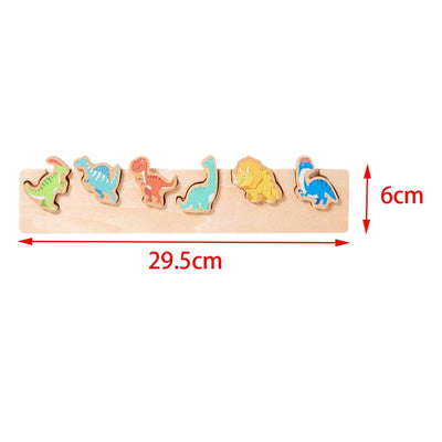Puzzle Matching Board Toy Desktop Game for Preschool 1 2 3+ Year Old Dinosaur