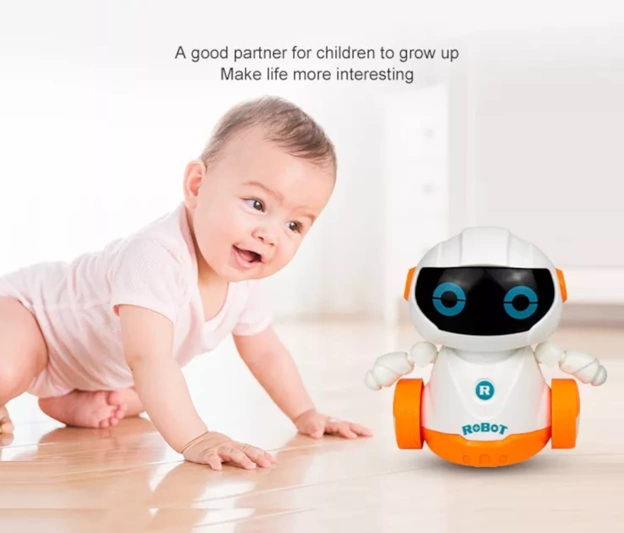 Fidtoy Smart Line Following Robot Play Set for Kids Ages 3+, Plastic Optical Sensor Robot Car with Pen, STEM Route Drawing Science Toy for Coding-Style Thinking and Engineering Play