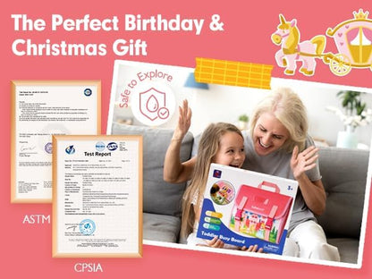 hahaland Toddler Toys Busy Board, Montessori Toys for Baby Boys, Boy Birthday Gift 18 in 1 Preschool Learning Activities with 12 Life Skills-Numbers,String Beads,Shapes,Colors,Puzzles,Alphabet