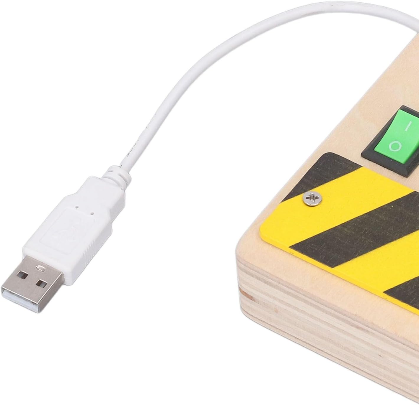 Wooden Switch Toys, Light Switch Toys, Basswood Battery Operated Early Education for Girls and Boys