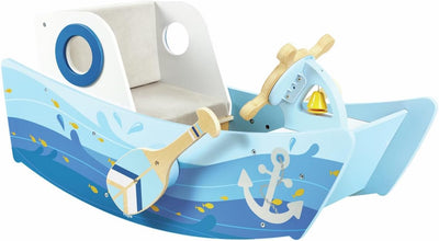 Fidtoy Kids Ride On Boat Toy Rowing Steering Toddler Playset