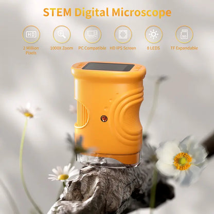 NanoVue™ – Pocket Microscope That Makes Kids Obsessed With Exploring the World Up Close (Capture Their Discoveries Forever)