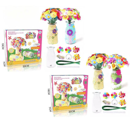 DIY Button & Felt Bouquets Craft Kit