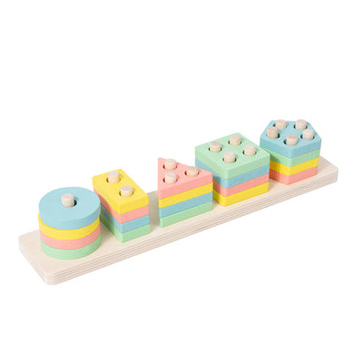 Blocs de construction et de tri en bois