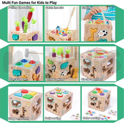 Cubo de actividades 8 en 1