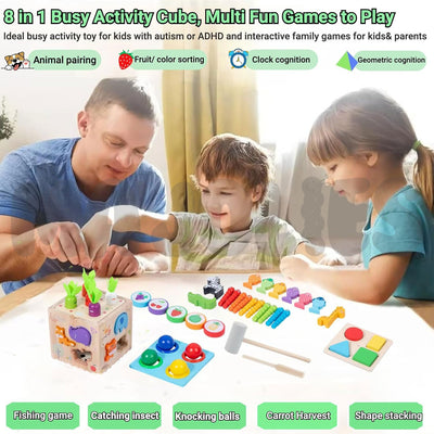 Cubo de actividades 8 en 1