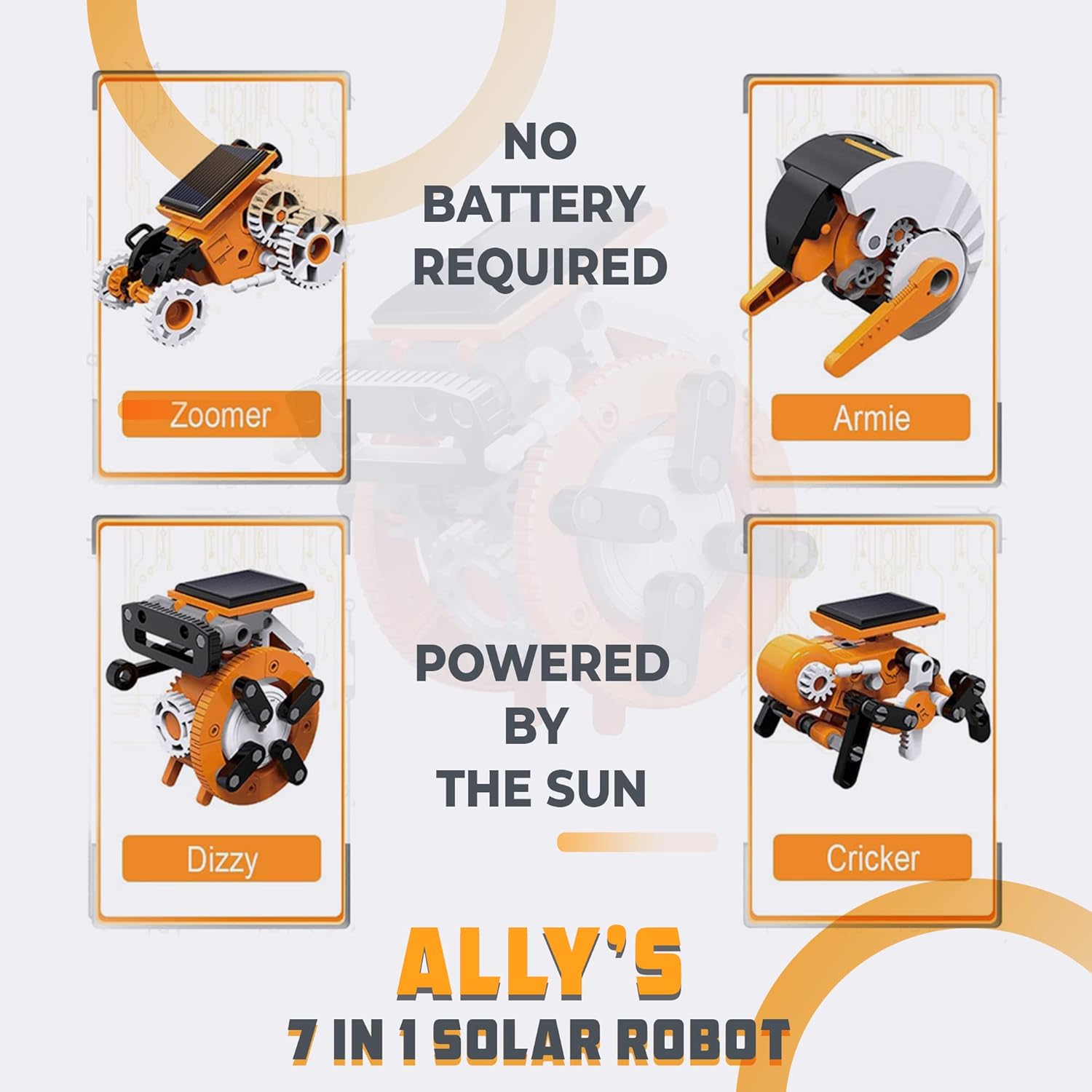 7in1 STEM Solar Power Robot Experiment Kit - 501