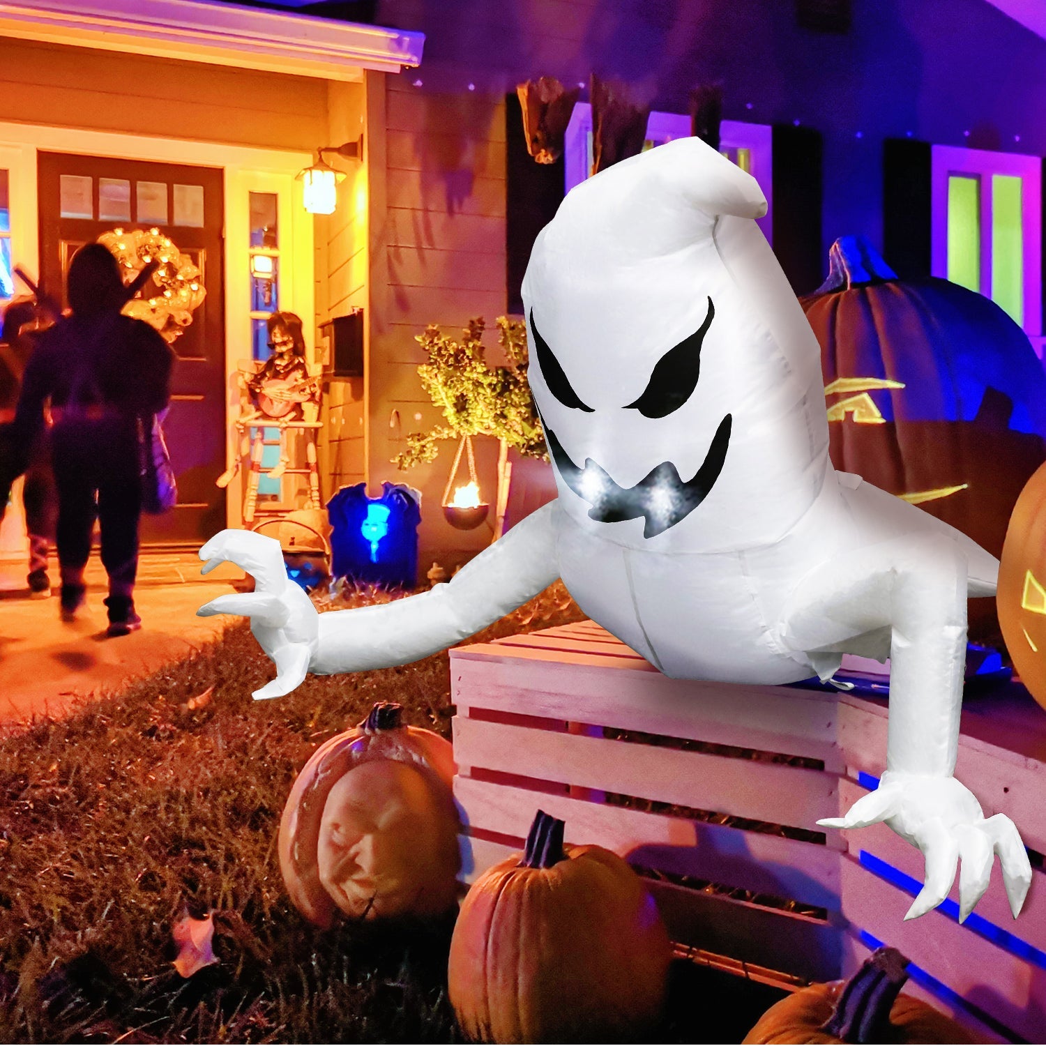 3.5 FT Halloween Inflatables Decorations Ghost