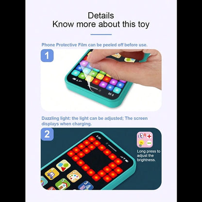 Rechargeable Baby Y-Phone with LED Lights - 03D