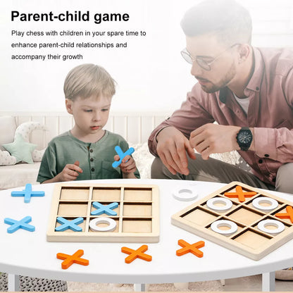 Wooden XOX Game Board