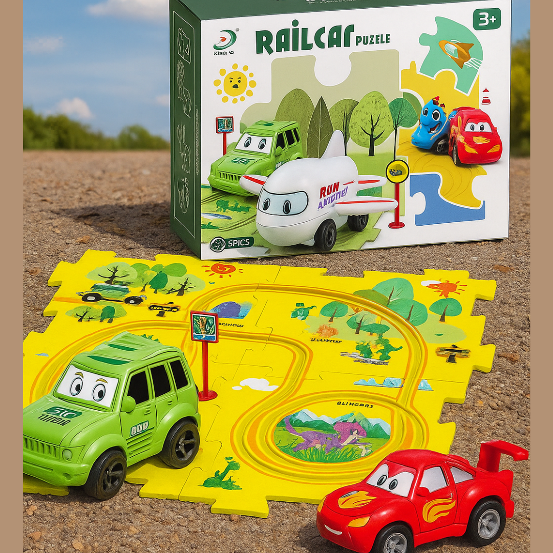 Car Track™ - Bouw, speel en ontdek - Speelgoedautoset