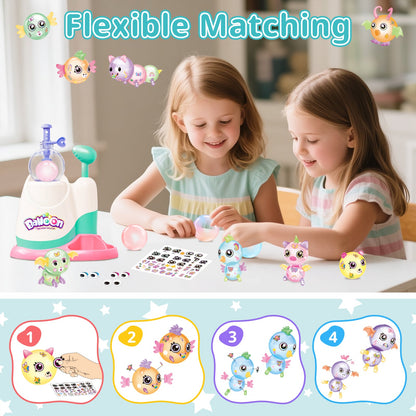 Balloon Inflate Toy Squishy Toys, Kawaii Squishies Party Favors for Kids 4-8 8-12 Glow in The Dark Squishy Pack Refills - DIY Squishy Making Kit