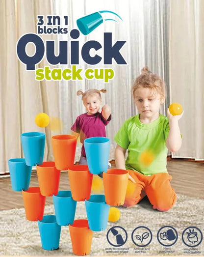 3in1 Quick Stacking Cups (30 PCS)