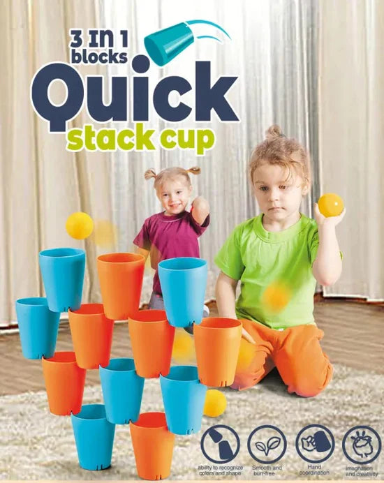 3in1 Quick Stacking Cups (30 PCS)