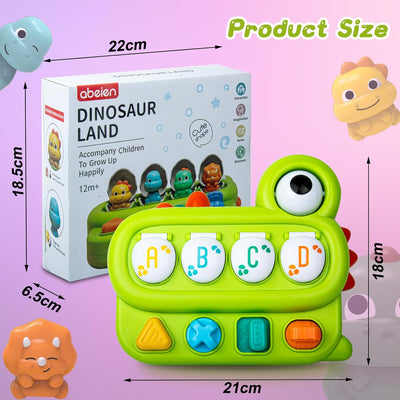 Abecedario de dinosaurios emergente para niños pequeños - 058