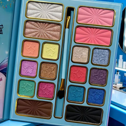 Unicorn Childern's Makeup Eye shadow and Face 18 pieces - 227