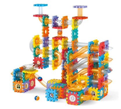 Pipeline Rolling Marble Ball Interlocking Blocks 182 pcs - 041