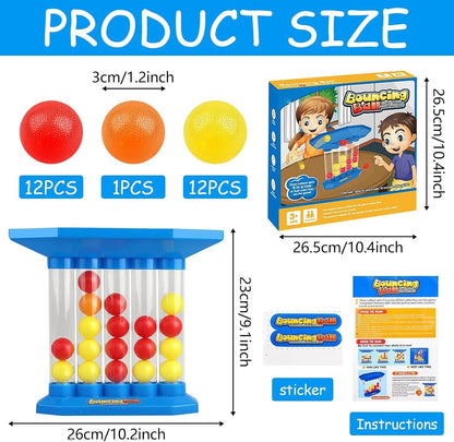 Bouncing Ball Connect Four Tabletop Family Fun - 047