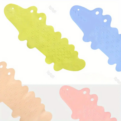 AquaJoy – Antidérapant et sûr – Tapis de bain enfant Crocodile