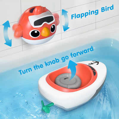 Fidtoy 5 Piece Bath Toy Set for Babies and Toddlers