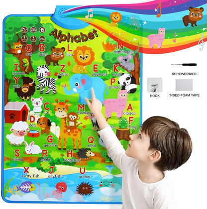 Animal Alphabet Fun Learning Talking Poster - G02