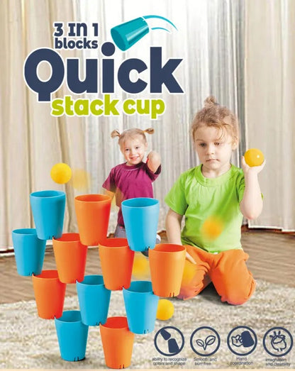 3in1 Quick Stacking Cup Play Set - 698