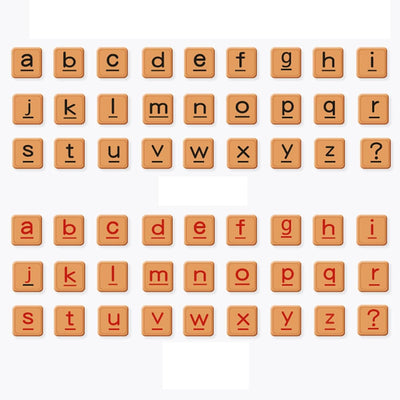Jeu de cartes amusant d'association et d'orthographe de l'alphabet - 73C