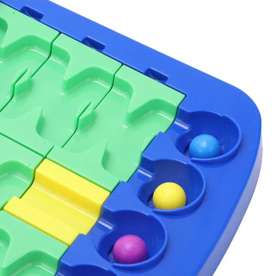 Juego de laberinto magnético de lógica para niños – Juguete educativo de ingenio para resolución de problemas y aprendizaje divertido