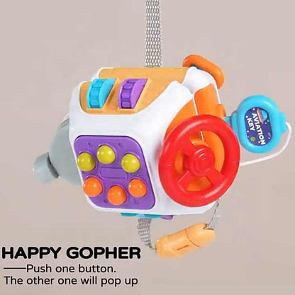 10in1 Montessori Sensory Busy Learning Cube - 180