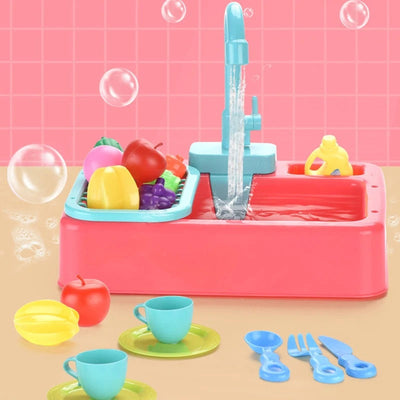 Kit de jeu d'imitation évier et lave-vaisselle de cuisine - 546