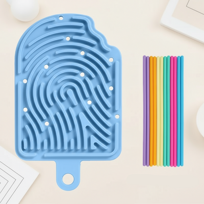 FidgetFrost – Juguetón y Suave – Busy Board de Silicona