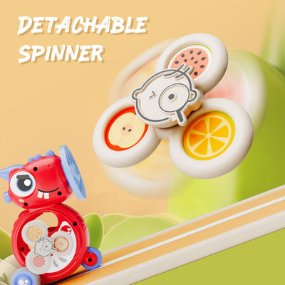 Fidtoy Dinosaur Flying Disc Launcher Toy for Toddlers