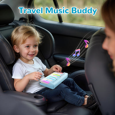 Fidtoy Mini Piano Toy with Rainbow Lights for Toddlers