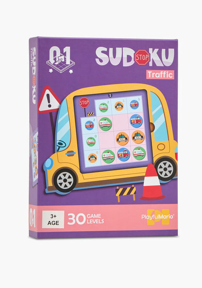 Sudoku Traffic Challenge Board Game for Kids - 789