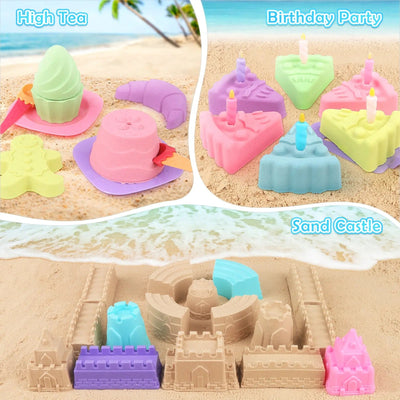 Kit de voyage de jeux de sable pour les enfants de 3 à 10 ans