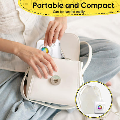 Mini Portable Pocket Thermal Bluetooth Printer with LED Light - X3