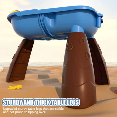 Parasol de table à eau Fidtoy pour enfants | Protection UV réglable pour jeux d'eau en extérieur