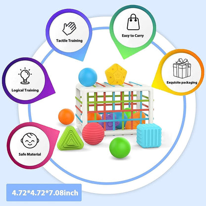 Shape Sorting Baby Box Sensory Play - 289