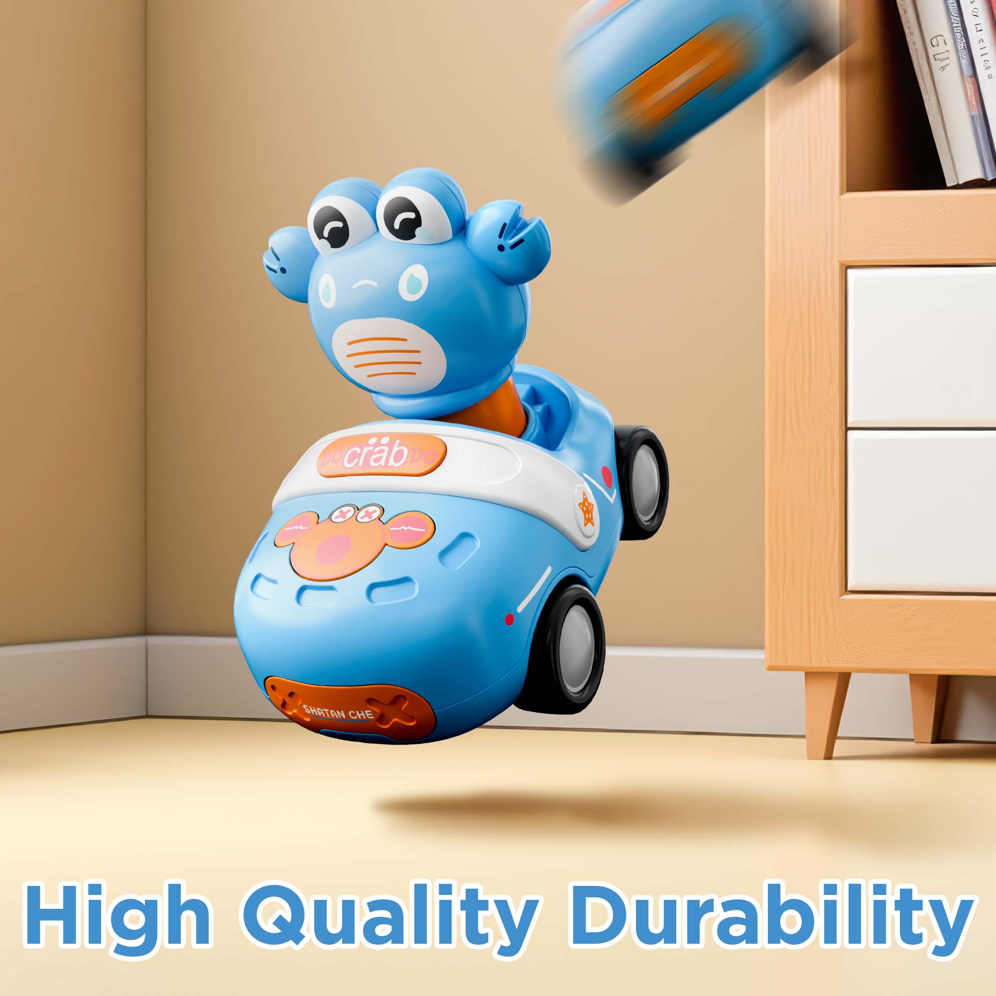 Press to Go Crab Car Toys Set