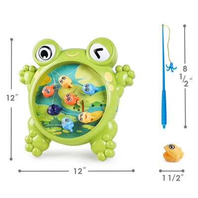 Juego de pesca de ranas Fidtoy para niños mayores de 3 años