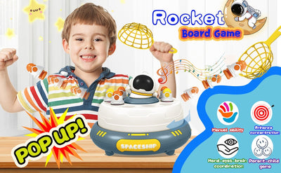 2in1 Magnetic Fishing and Catching Rocket Launcher Turntable - 145