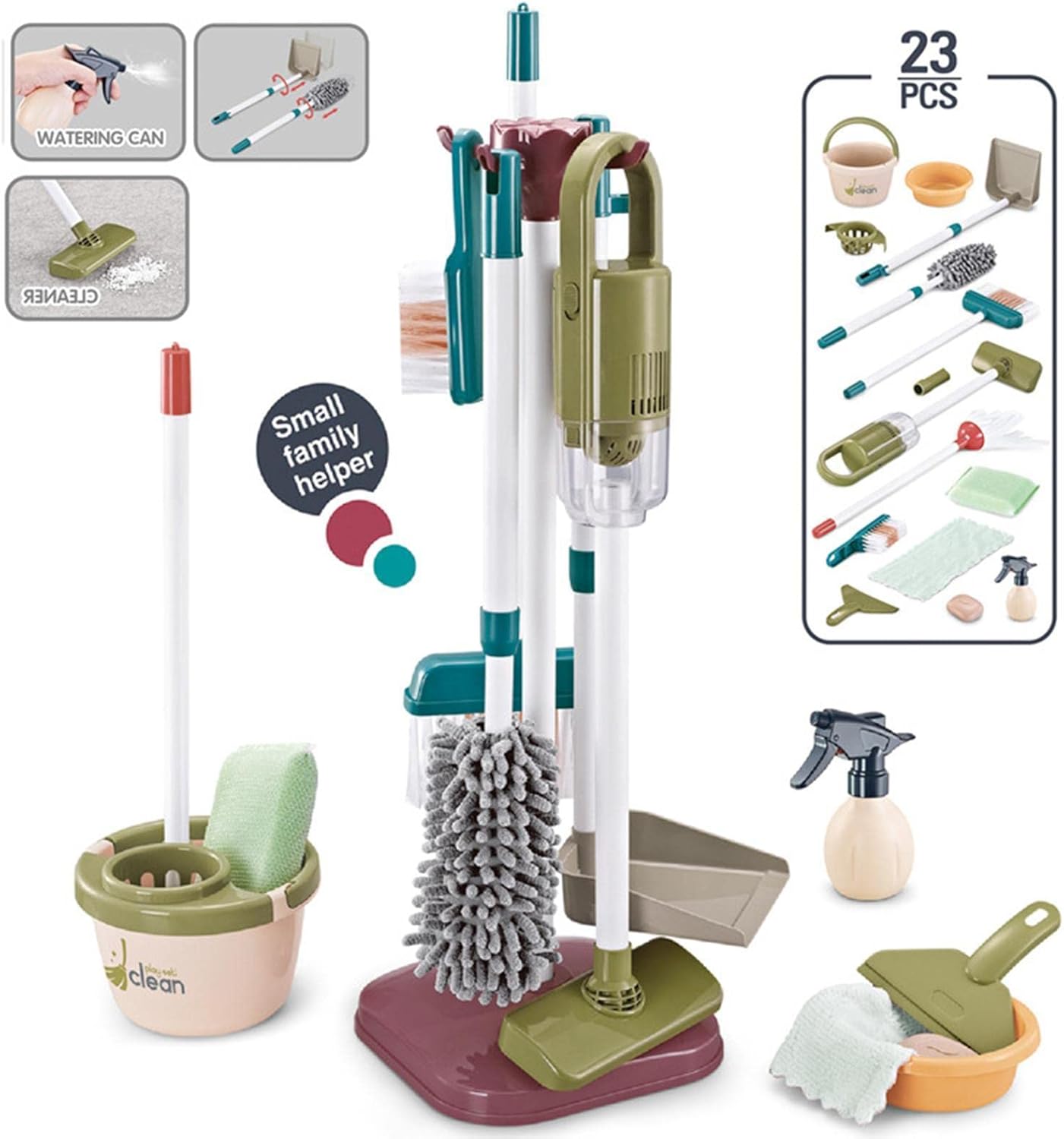 Electronic Pretend Play Little Helper Cleaning Kit 23 pieces - 758