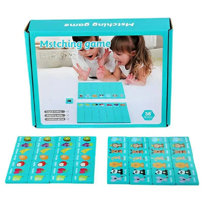 Fidtoy Wooden Memory Game – Educational Toy for Kids 3+