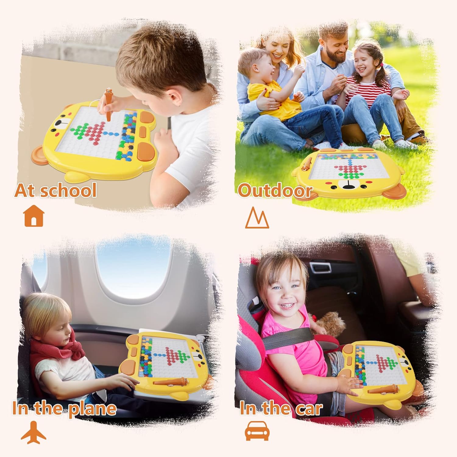 Tiger Magnetic Drawing Bead Tablet - 813